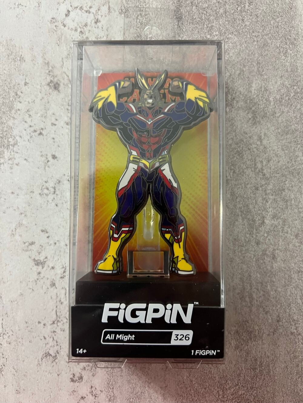 FigPin My Hero Academia Flexing All Might #326 Collectible PIN NEW
